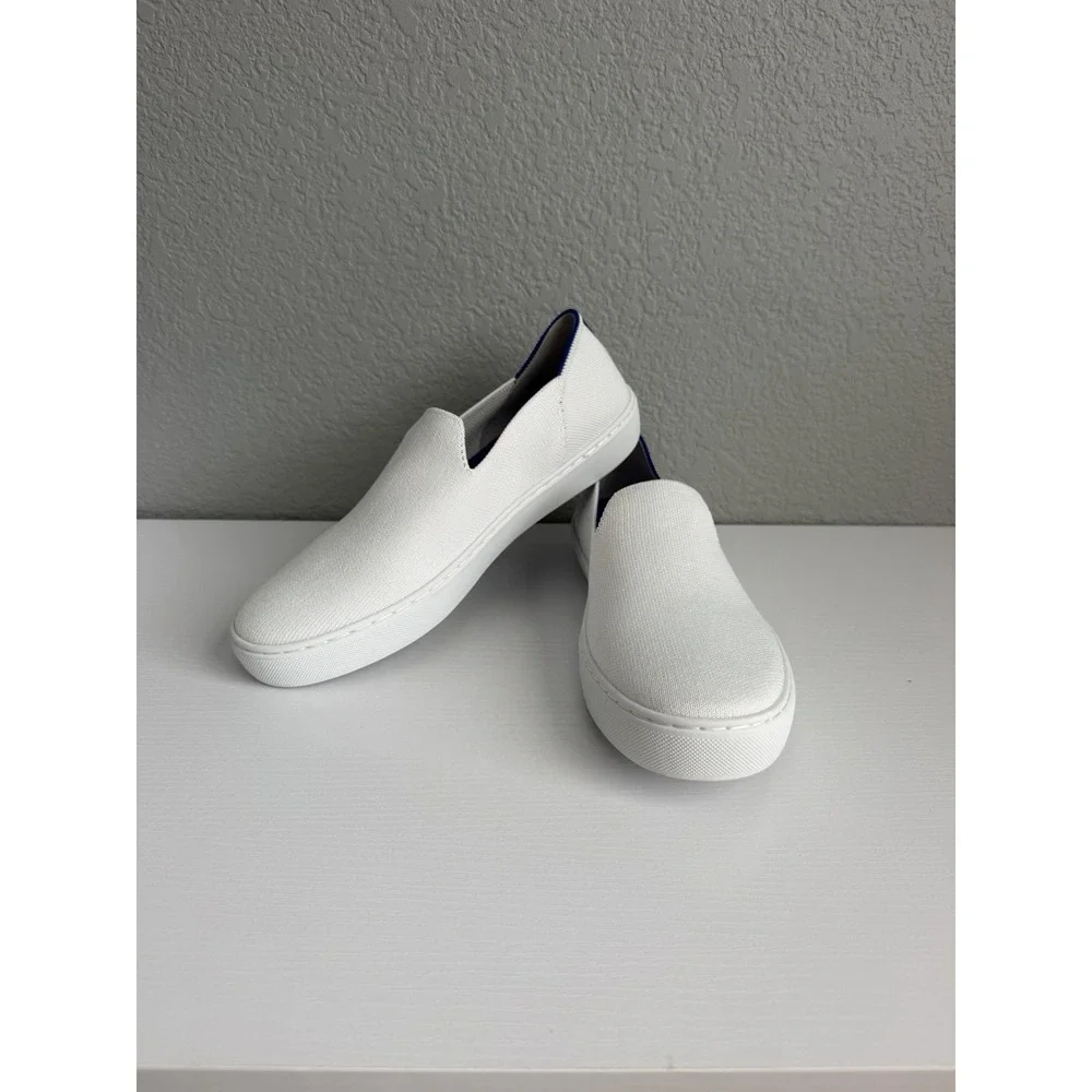 Rothy's Original Slip On Sneaker Women's US 9 Bright White New Without Box